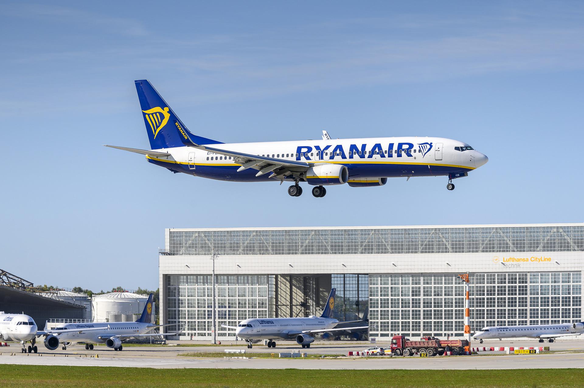 Avión de Ryanair 